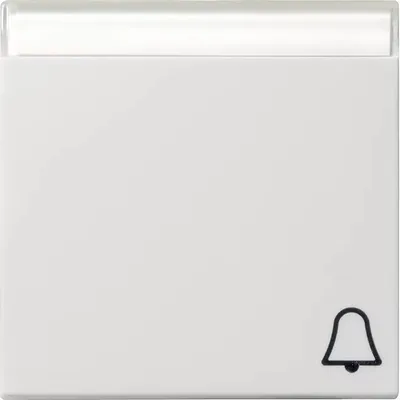 Produktbild von GIRA 067327 Wippe Symbol Klingel+BSF System 55 Reinweiß seidenmatt