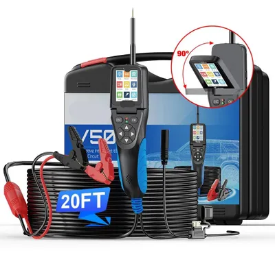 Immagine prodotto di Tester di circuiti – Multimetro – Misuratore di tensione – Rilevamento automatico – Oscilloscopio – Test degli iniettori