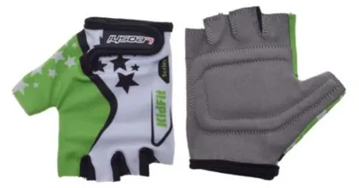 Produktbild von Leoshi LSL3365 Kinder Fahrradhandschuhe weiß-grün XS