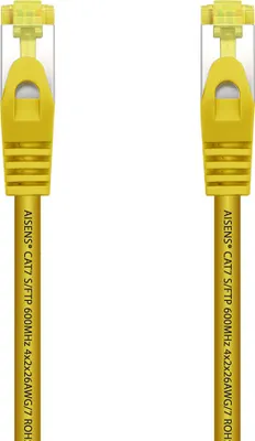 Image de Câble réseau RJ45 SFTP Aisens A146-0475 Cat.7/ 2m/ Jaune