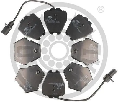 Produktbild von OPTIMAL Bremsbeläge Satz Vorne Bremsklötze für VW PASSAT Variant (3B6) BP-12158