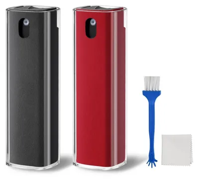 Immagine prodotto di Detergente per schermi portatile con spruzzatore (grigio e rosso), 10 ml