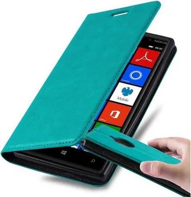 Obrázek produktu pro Pouzdro Cadorabo pro Nokia Lumia 830 Protective Case in Turquoise Kryt na mobilní telefon s magnetickým zavíráním