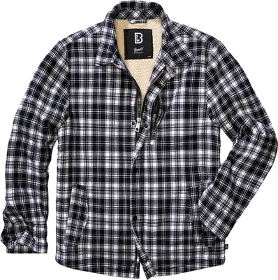 Produktbild von Classic Sherpa Jacke weiß-schwarz, S