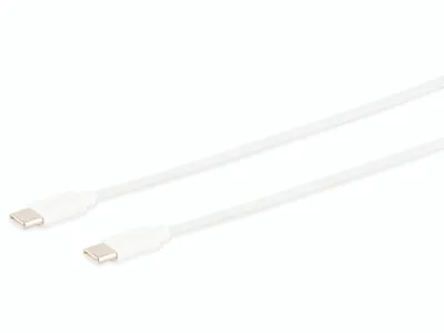 Immagine prodotto di cavo di ricarica e sincronizzazione USB da 2 m, da spina USB C a spina USB-C bianco