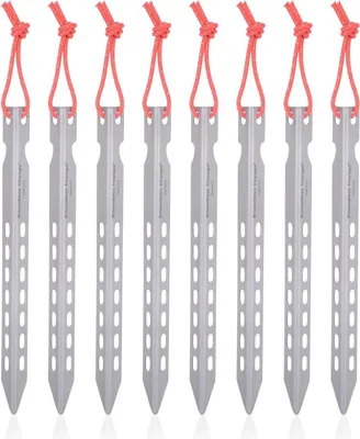 Zdjęcie produktu dla Tytanowe śledzie, 6 sztuk, do kempingu