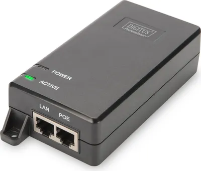 Obrázek produktu pro DIGITUS Poe Injektor       802.3at 10/100/1000 Mbps 30 Watt