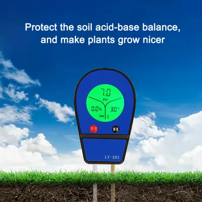 Zdjęcie produktu dla 3 w 1 Cyfrowy wyświetlacz LCD Tester pH gleby Tester wilgotności gleby/Temp/PH Sadzarka ogrodowa Detektor gleby Narzędzie do badania temperatury gleby Urządzenie do wykrywania gleby