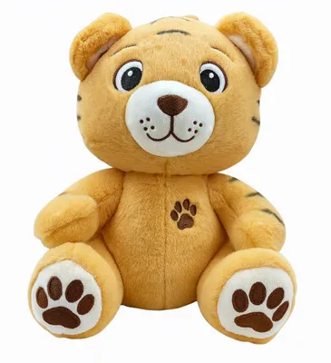 Produktbild von Kuscheltier Tiger 27 cm hellbraun – Weiches Plüschtier Stofftier