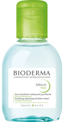 Zdjęcie produktu dla Bioderma, Sebium H2O, bez parabenów, oczyszczająca woda micelarna do skóry tłustej/mieszanej, 100 ml