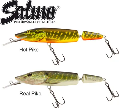 Produktbild von 2 Salmo Pike Jointed Deep Runner - Hechtwobbler 13cm