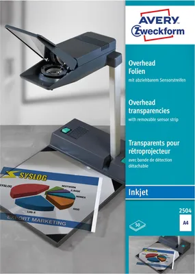 Obrázok produktu pre Avery - Transparente Folie - A4 (210 x 297 mm) - 50 Stck. (2504)
