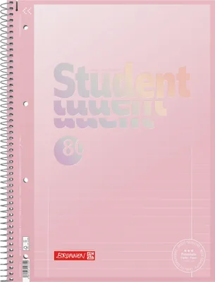 Image de BRUNNEN 10692721 Collegeblock A4 Lin.27 Pastell rosa