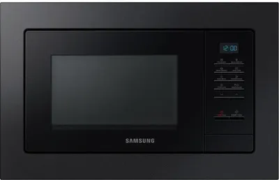 Immagine prodotto di Forno a microonde SAMSUNG MS20A7013AB, nero, 20 L, Quick Defrost, piatto girevole da 25,5 cm