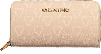 Produktbild von Bequeme Damenbrieftasche beige mit Münzfach und recyceltem Material, Größe: UNI Farbe: Beige