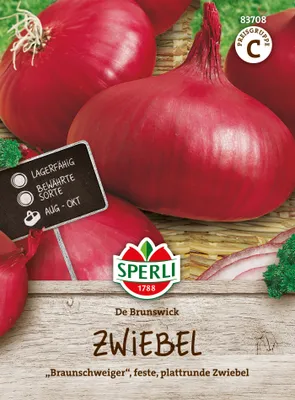 Produktbild von SPERLI Zwiebelsamen De Brunswick Allium cepa 12-15 lfd. Meter
