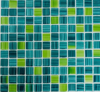 Produktbild von Mosaikfliese Transluzent strichgrün Glasmosaik Crystal strichgrün MOS64-0509