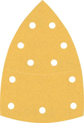 Image de Bosch 10x Expert C470 Papier abrasif à 11 trous pour ponceuses Multi 102 x 62 mm 93 mm G 120 - 2608900888