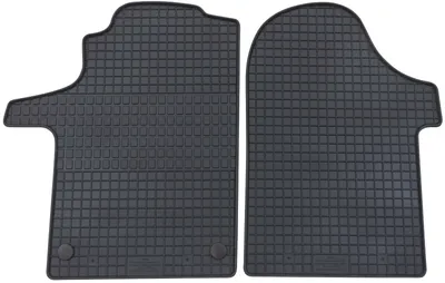 Produktbild von für Mercedes V-Klasse ab 06/2014 Passform Fußmatten PETEX Gummimatten 2-teilig schwarz Allwettermatten Gummifußmatten