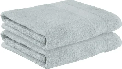 Produktbild von Erwin Müller Badetuch Sindelfingen" 2er-Pack hellgrau 100x150 cm"
