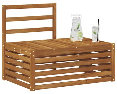 Obrázok produktu pre vidaXL Vonkajšia koncová pohovka prírodná 91 x 63 x 73 cm masívne drevo akácia