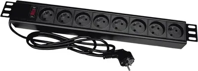 Immagine prodotto di Alantec PZ081U3M power extension 3 m 8 AC outlet(s) Indoor Black