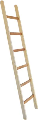 Produktbild von Leiter 1,99 m, 6 Sprossen, 150 kg Belastbarkeit