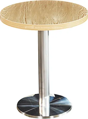 Zdjęcie produktu dla Meble gastronomiczne 360Home: kawiarnie, bary, restauracje, hotele. Stół bistro z metalowymi nogami, wymiar 60x75 cm