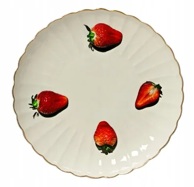 Produktbild von Flacher Dessertteller aus Porzellan 20,3 cm