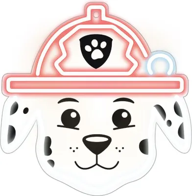 Produktbild von Paw Patrol Plexiglas LED-Anhänger Leuchtreklame - Marshall OW-130646