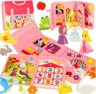 Produktbild von Montessori-Rucksack, Lernbrett, rosa