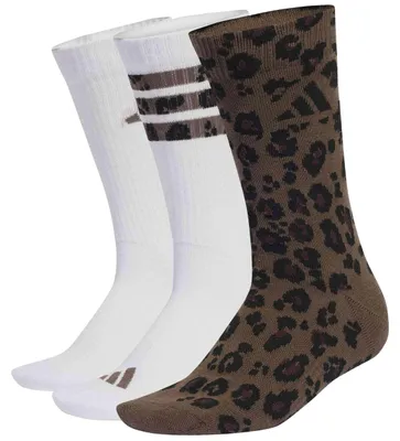 Image de Chaussettes Adidas Calcetines adidas Leo marrón (3 pares) pour Uni