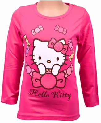 Produktbild von Langarmshirt Hello Kitty Dunkelpink 104 cm