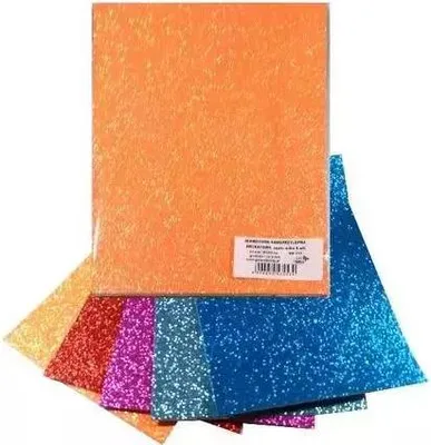 Produktbild von Pianka mikroguma brokatowa samoprzylepna arkusze 20x30cm 5 sztuk