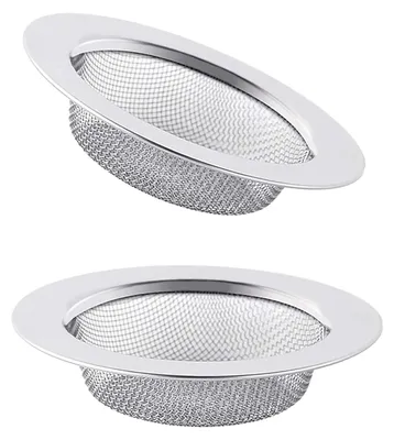 Abflusssieb Edelstahl Ø 7,8 cm, 2 Stück – für Dusche & Waschbecken