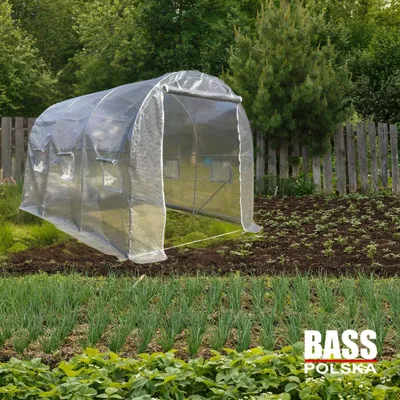 Produktbild von Gartenfolientunnel Grau 300x200x200cm UV Schutz 12