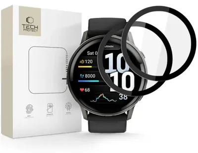 Obrázok produktu pre Tech-Protect Glass Flex+ 2 ks pre Garmin Venu 4 45 mm - čierne