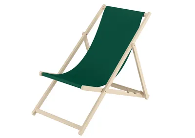 Produktbild von Buche-Liegestuhl, Gartenliege klappbar Strandstuhl Stofffarbe wählbar V-10-110