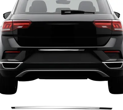 Image de Garniture de Hayon Coffre pour Volkswagen T-Roc Pre-fl 2017-2022 acier inox