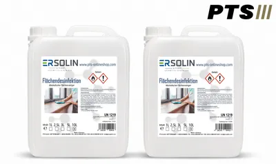 Produktbild von Ersolin Flächendesinfektion | Alkoholischer Flächenreiniger | Desinfektionsmittel 2x10L