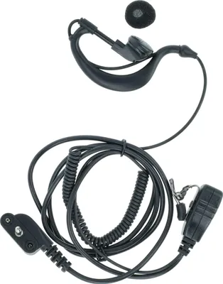 Produktbild von vhbw Headset kompatibel mit Yaesu Vertex VX-354, VX-400, VX-420, VX-410, VX-427, VX-450, VX-414, VX-424 Funkgerät - schwarz
