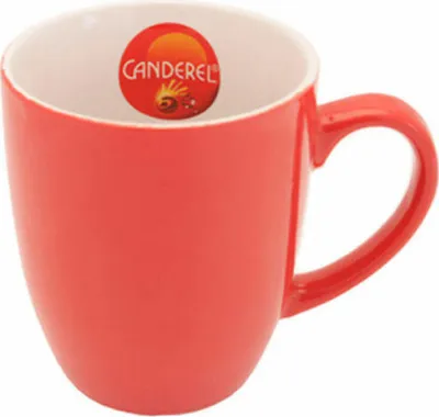 Obrázok produktu pre Canderel Hrnček na kávu, hrnček na kávu, hrnček na čaj, šálka na čaj, červená, 250 ml