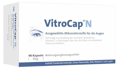 Obrázek produktu pro VitroCap N, na degeneraci očního sklivce, 90 kapslí