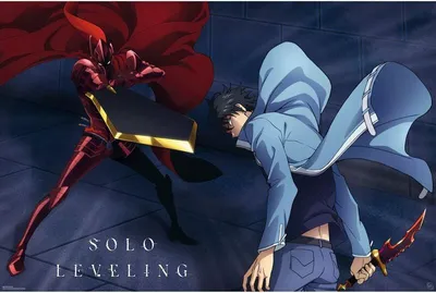 Produktbild von Solo Leveling Poster  Jinwoo Vs Igris multicolor Standard