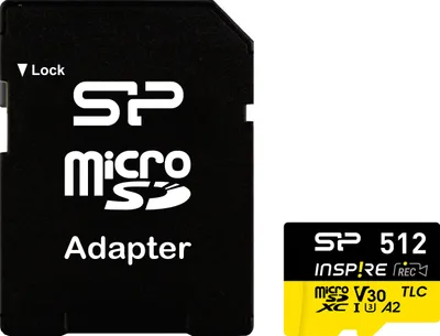 Image de Silicon Power Inspire | 512 GB | microSDXC | Flash memory class C10