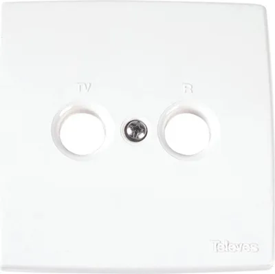 Produktbild von Televes 5441, Weiß, Acrylnitril-Butadien-Styrol (ABS), konventionell, Glänzend, TV + Radio, 80 mm