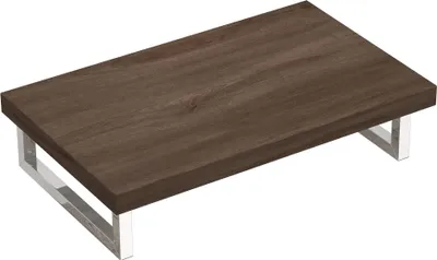 Produktbild von doporro Waschtischplatte Waschbeckenauflage 50x80cm Waschtischkonsole in Eiche für Waschschalen inkl. Konsolenhalterung Wandmontage