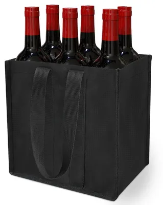 Image de Sac pliable pour 6 bouteilles avec séparateur