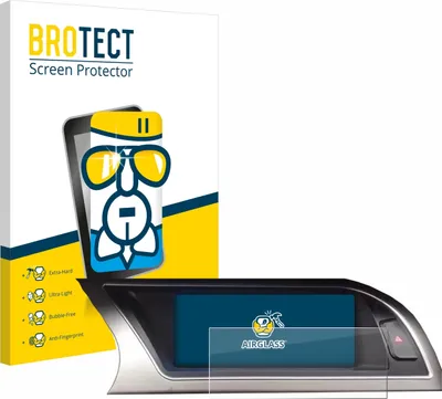 Produktbild von BROTECT Schutzglas für Audi Audi A4 B8 (2012-2015) MMI Navigation Plus 7" Schutzfolie Panzer Folie Glas Display Schutz klar