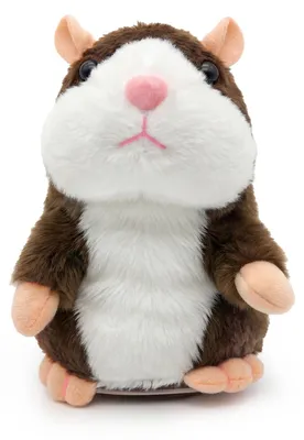 Produktbild von Sprechender Hamster Plüschtier Kuscheltier Wiederholt Wörter - Plüsch - Schüttelt sich beim Sprechen - Weihnachtsgeschenk